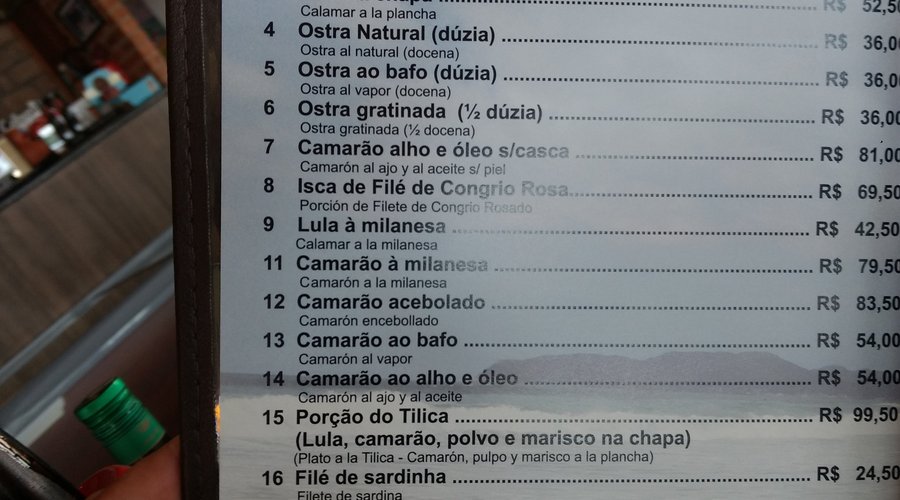 ZÉ DO CACUPÉ Florianópolis Comentários de Restaurantes Fotos  