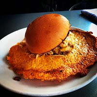 Cheddar Skirt added to this Okie Onion Burger