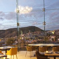 Vistas de la ciudad de Cuenca desde Natura Restaurante