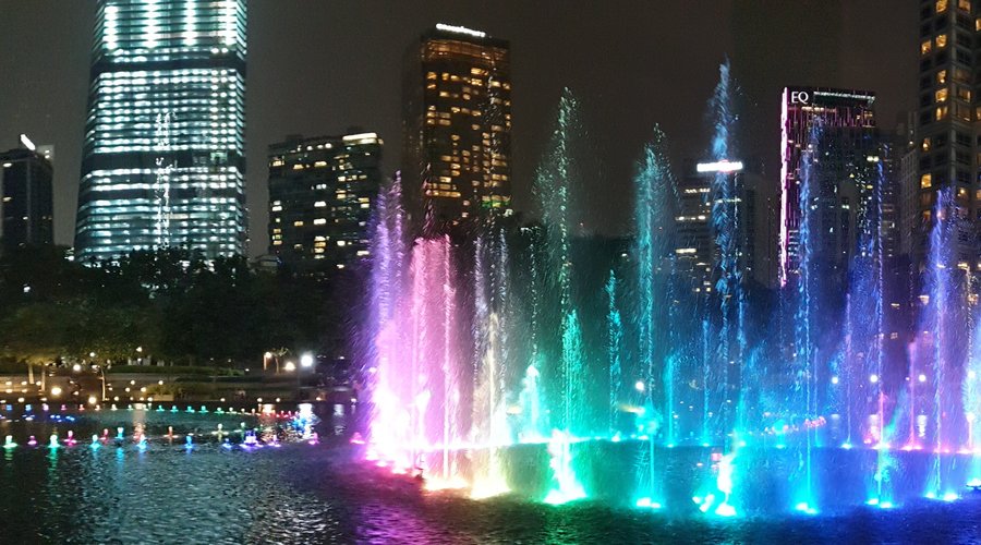 I witness the lake symphony it can be mesmerizing. The water show in different colors with some scintillating music