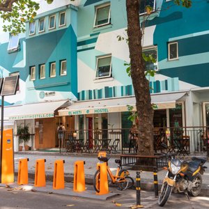 fachada do hostel