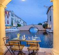Terrasse côté canal