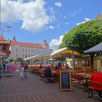 Biergarten in Neuburg an der Donau
