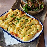 Chilli pie: rich vegetable & bean chilli with smooth mash topping