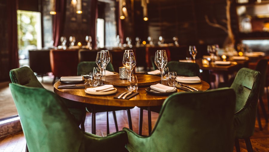 Lovely seating areas for lunch and dinner.