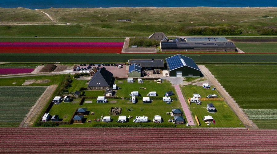 Overzicht foto van de camping  Duinzoomhoeve