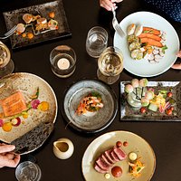 Share plates dinner, Aura Restaurant Victoria BC