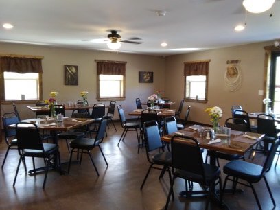 Our comfortable dining room 