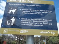 are dogs allowed at matilda bay reserve