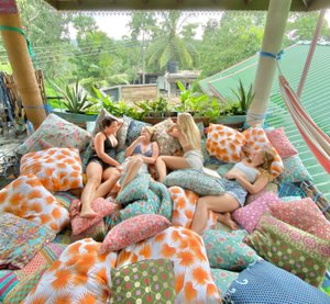 Our Giant Hammock, most popular spot in our Jungle Camp