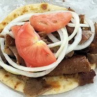 gyro with regular onions