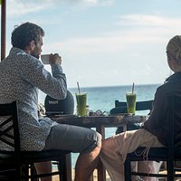 Enjoy Your Lunch while looking at the beautiful view of the Indian Ocean.