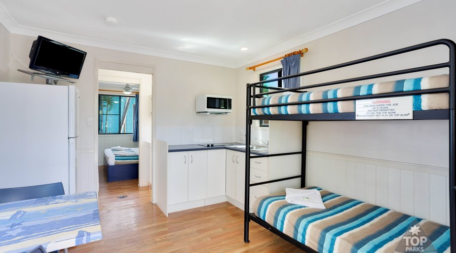 Open plan kitchenette/living area Pet Friendly Family Villa