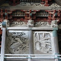 佐野市・八坂神社 本殿の彫刻