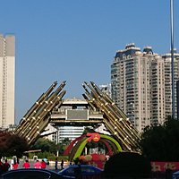 金色のオブジェが目立っています