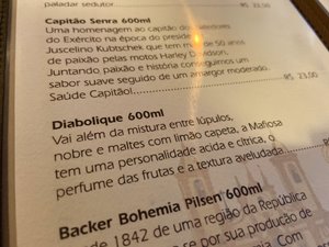Cardápio