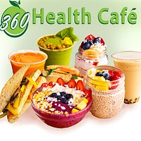 Cafe offering organic smoothies, panini, acai bowls, boba teas and juices.