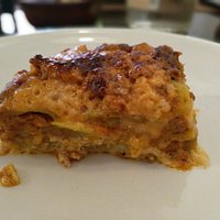 mezza porzione di lasagna