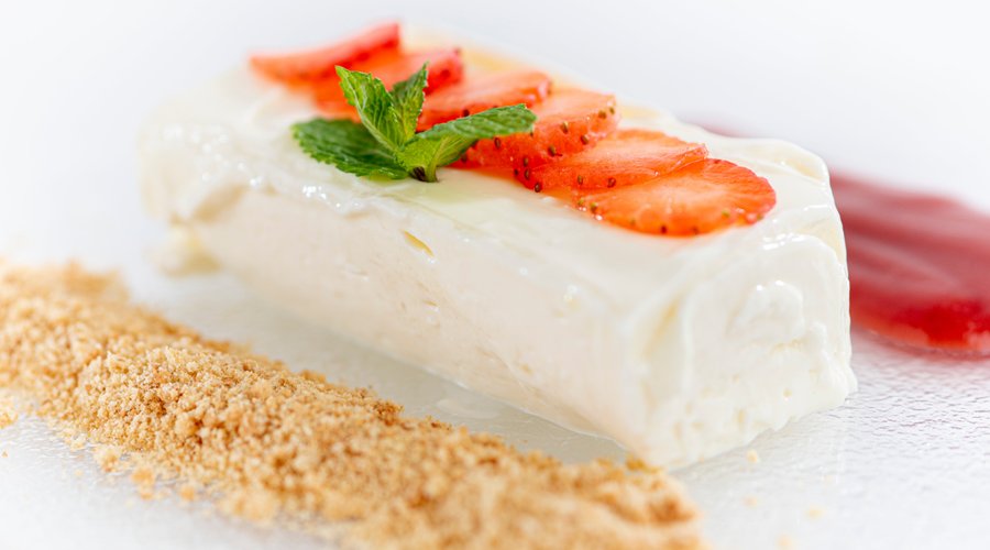 Cheesecake deconstruido