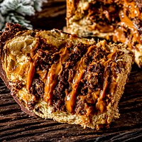 Brownietone de doce de leite argentino
