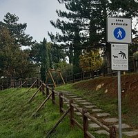 accesso pedonale al parco da via Oscar Romero