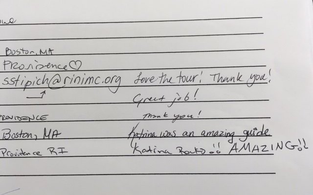 From our guestbook