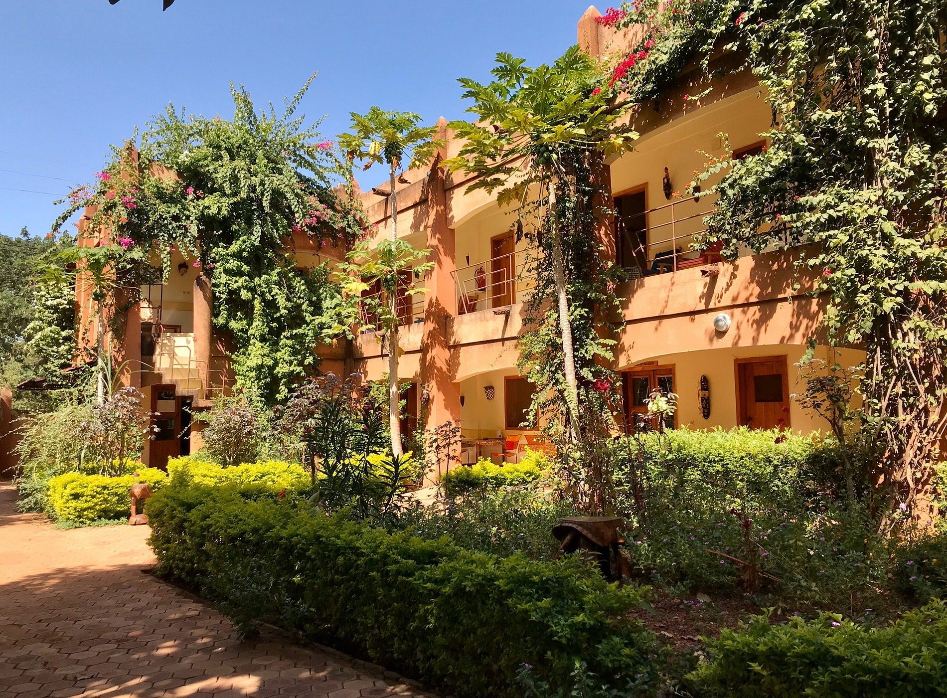 Interior View of Hotel Villa Rose