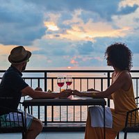 Perfect sunset view for a romantic dinner with your love.