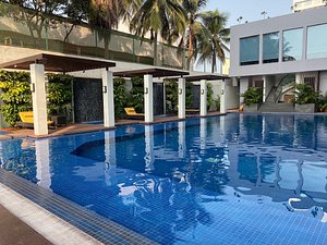 Dolphin Hotel in Visakhapatnam, image may contain: Villa, Pool, Water, Hotel