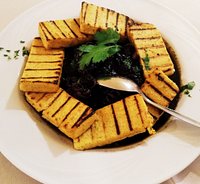 I polipetti con la polenta.