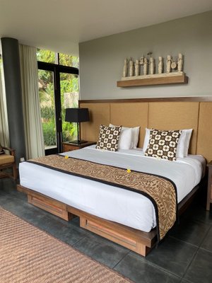 Villa Kelusa in Payangan, image may contain: Interior Design, Chair, Furniture, Lamp