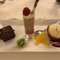 Trio of desserts