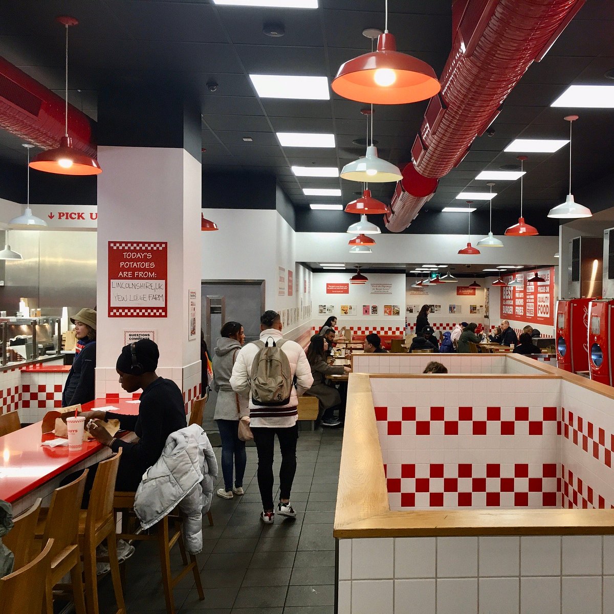 FIVE GUYS COVENT GARDEN, London - Covent Garden - Menu, Prices & Restaurant  Reviews - Order Online Food Delivery - Tripadvisor