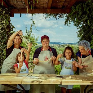 The five women all together...4 generations of recipes and traditions!