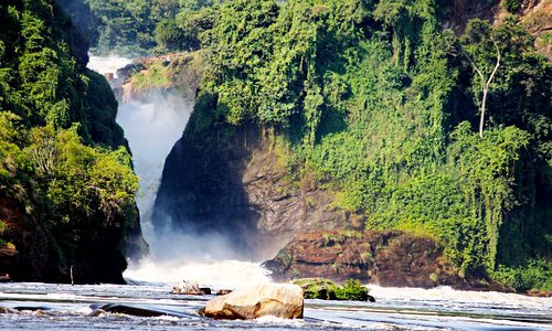 Places you must #visit in the #PearlofAfrica! #MurchisonFalls, the most #powerful waterfall in the world! Hear, see and feel the #nature before your eyes when you choose this #3days safari to Murchison Falls National Park with www.ssemambotours.com. Come experience the #Wonders of Africa.