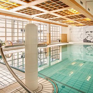 Dvorak Spa & Wellness in Karlovy Vary, image may contain: Pool, Water, Swimming Pool, Person