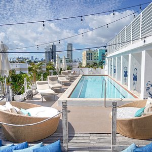 Rooftop Pool and lounge area 