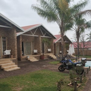 Rooms and pool area