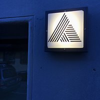 The sign. Other wise the place is a bit hidden