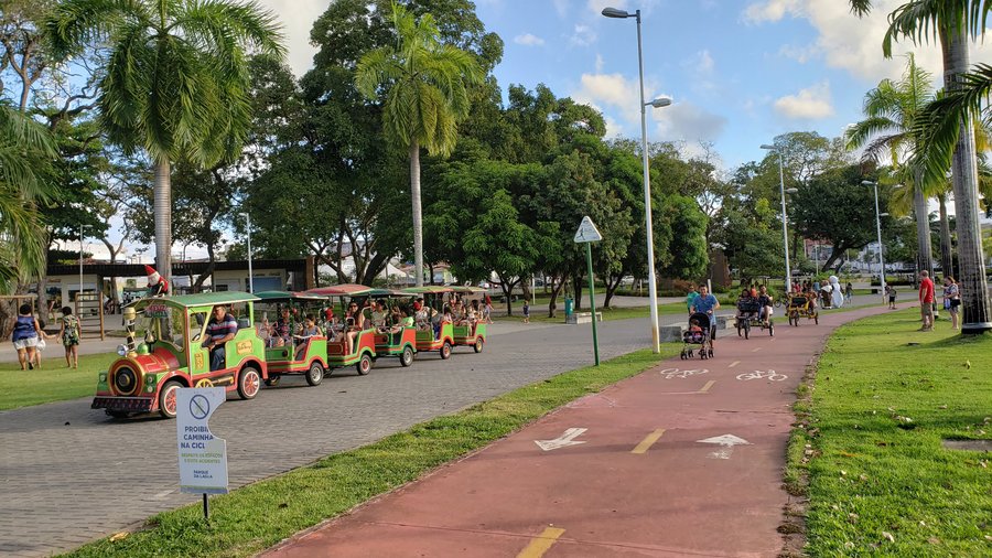 Parque da Lagoa próximo do hotel, ideal para caminhadas e passeio com a família.
