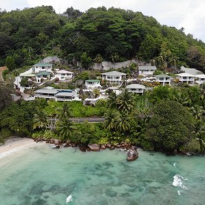 Aerial photograph of the whole hotel