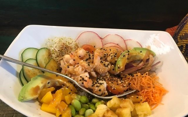 Shrimp Poké Bowl  Delightful marriage of flavors