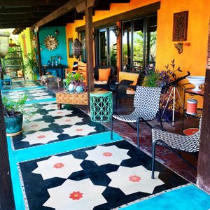 Hacienda Linda patio 