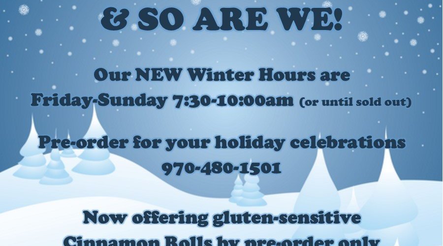 Winter hours and days