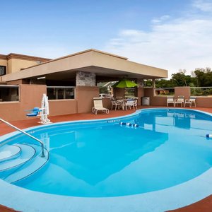 Super 8 Exterior Pool Area