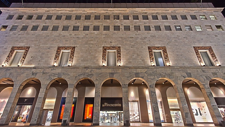 Milan, Italy, 20 December 2018: Facade Of Louis Vuitton Store