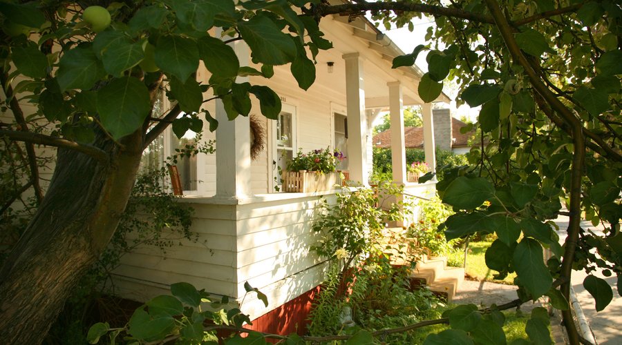 Guests enjoy sitting on our front porch, starting their day with a fresh coffee or completing their day with fishing stories.  