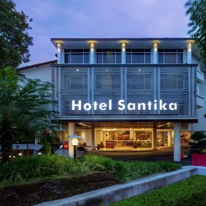 Facade Building of Hotel Santika Bandung