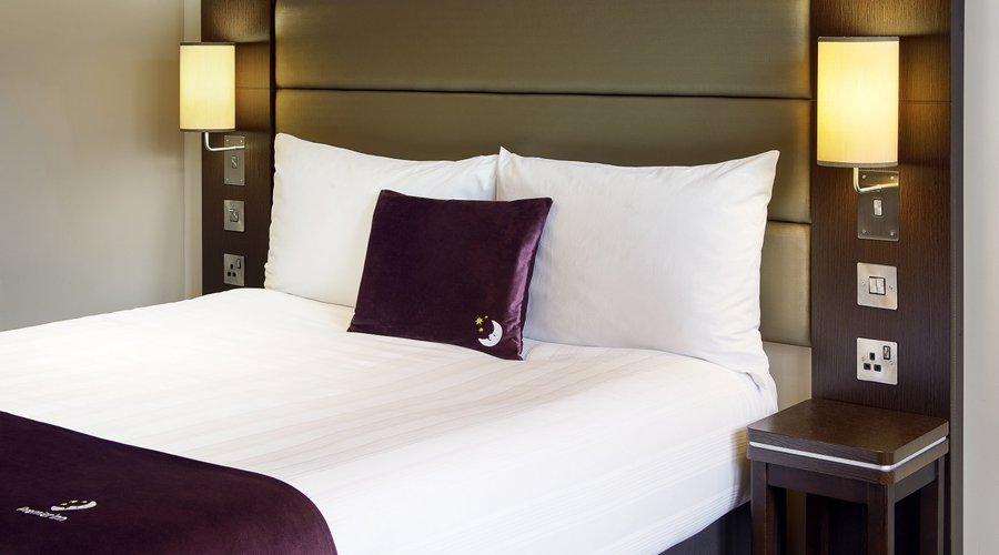 Premier Inn bed 
