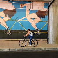 Mural of Italian artist Luca di Maggio